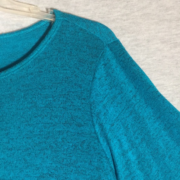 B & B BOUTIQUE Soft Summer Weight Stretchy Knit 3/4 Sleeve Long Line Tunic Top - Picture 5 of 14